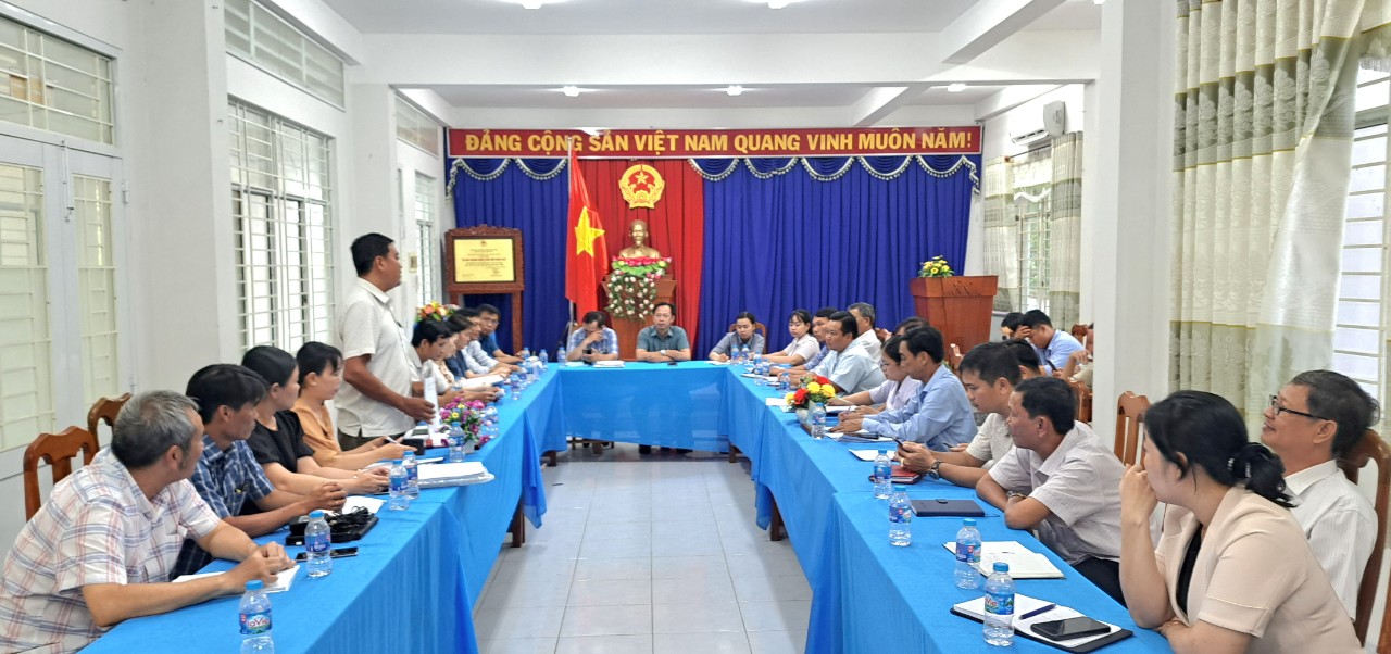 Tiếp đoàn kiểm tra duy trì NTM NC