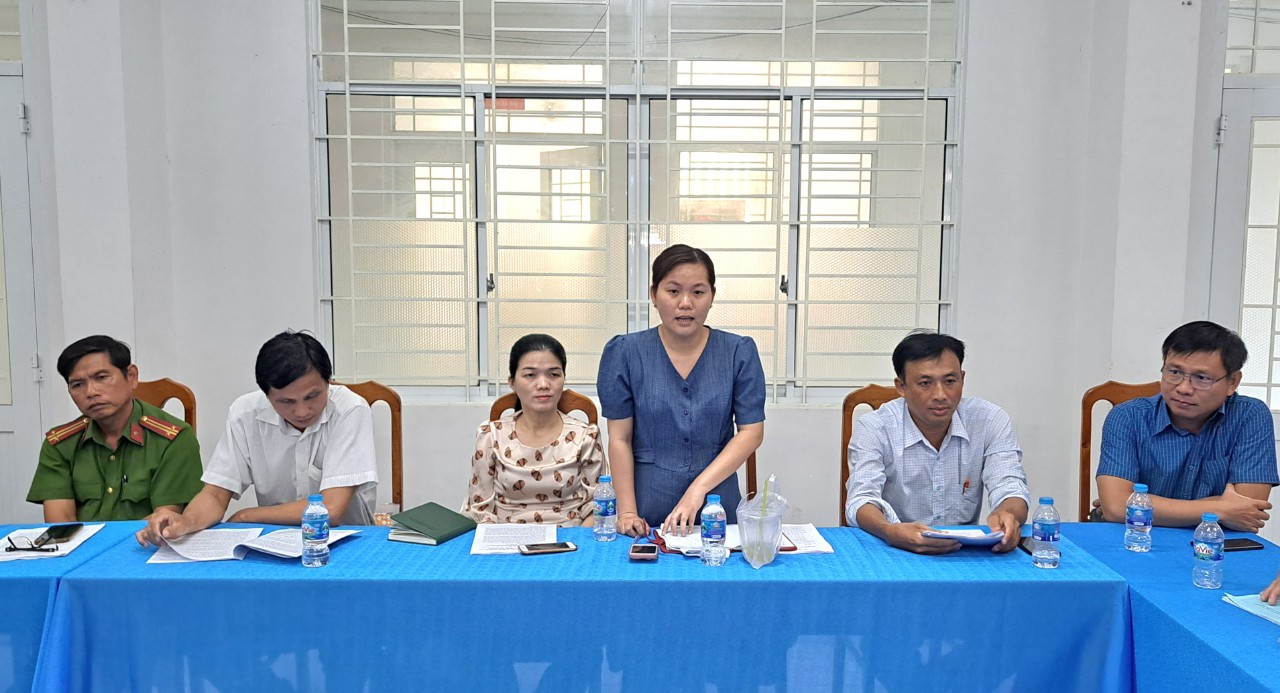 Tiếp đoàn kiểm tra duy trì NTM NC